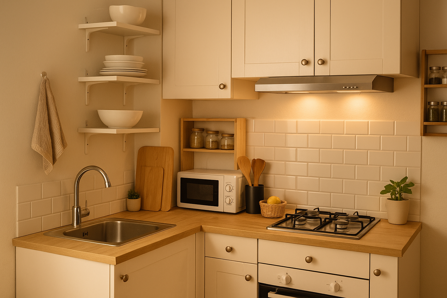 Tips Membuat Dapur Minimalis di Rumah Kontrakan Kecil Agar Tetap Rapi