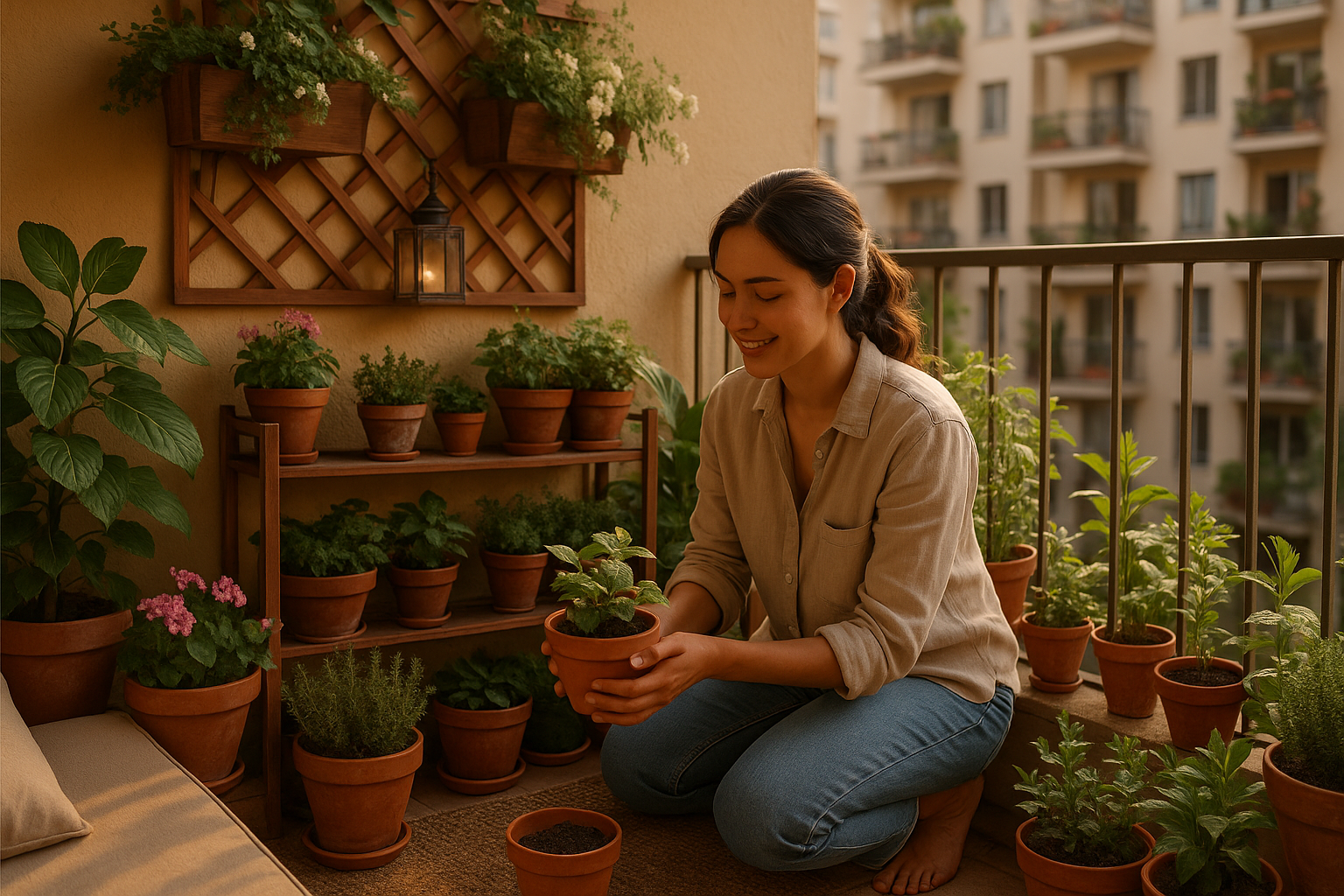 Cara MengUbah Balkon Apartemen Sewa Menjadi Taman Mini yang Cantik - PlatformKita