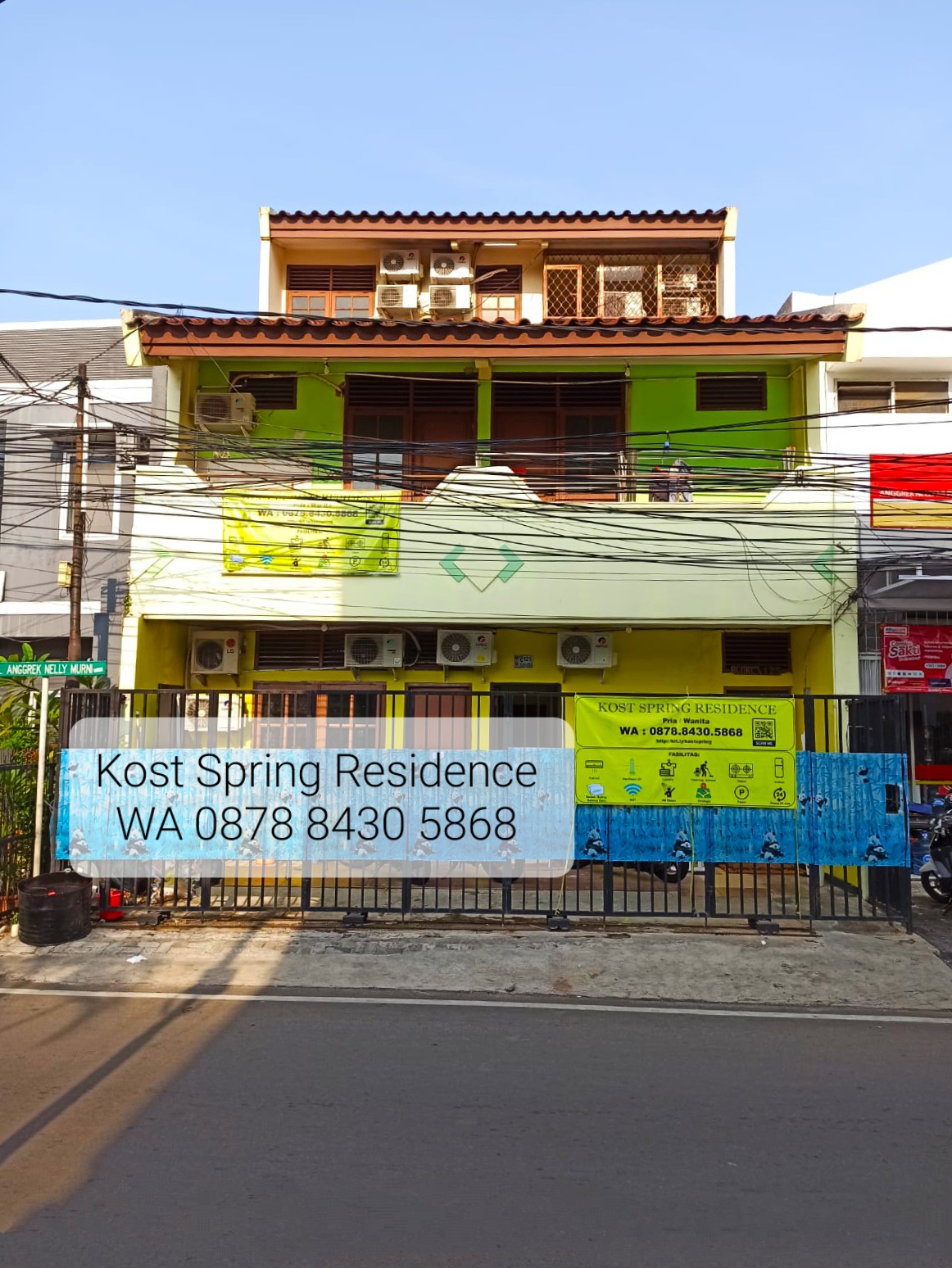 Kost Spring Residence Kemanggisan Slipi Jaya Jakarta Barat - Sewa di Slipi