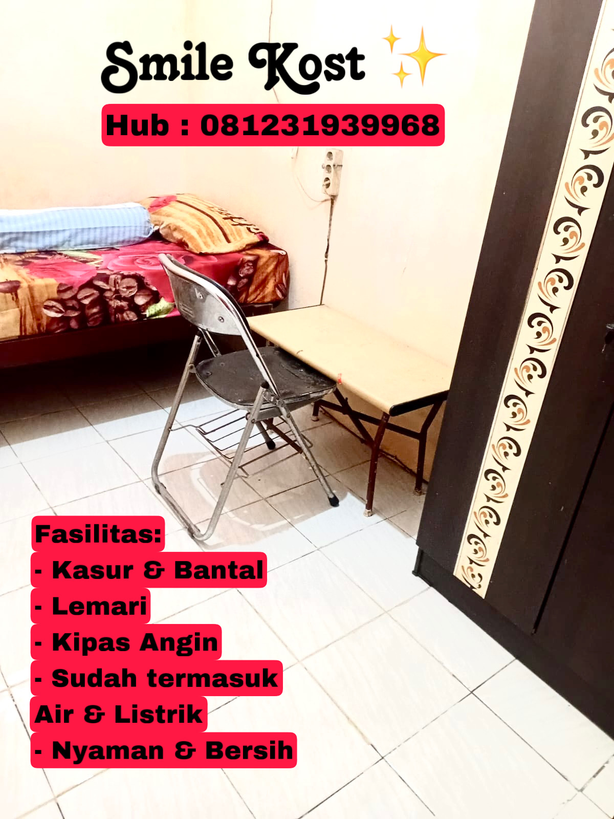 Smile Kost Surabaya (Kost Putra Surabaya) — kos di surabaya