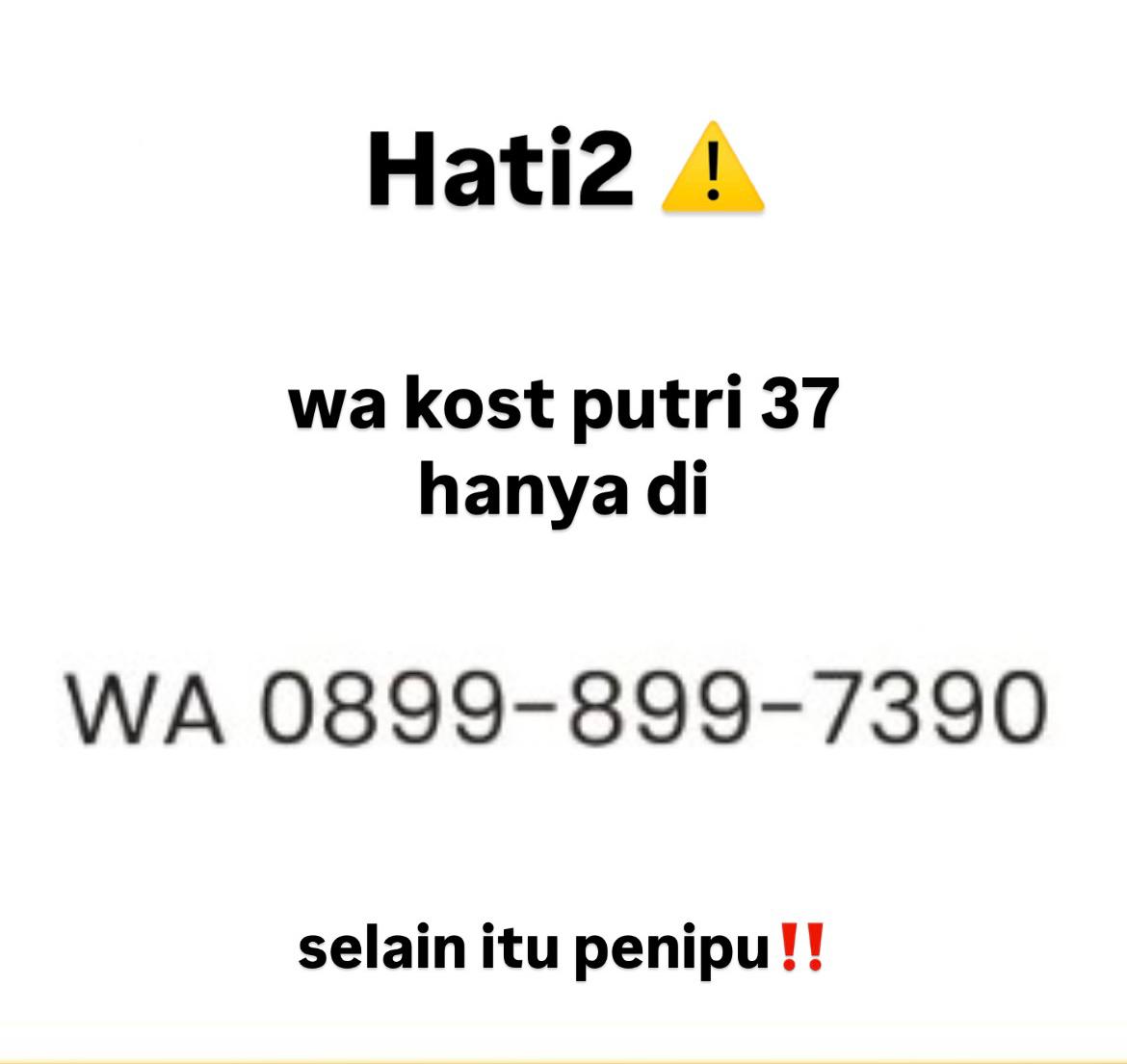 KOST PUTRI 37 YOGYAKARTA