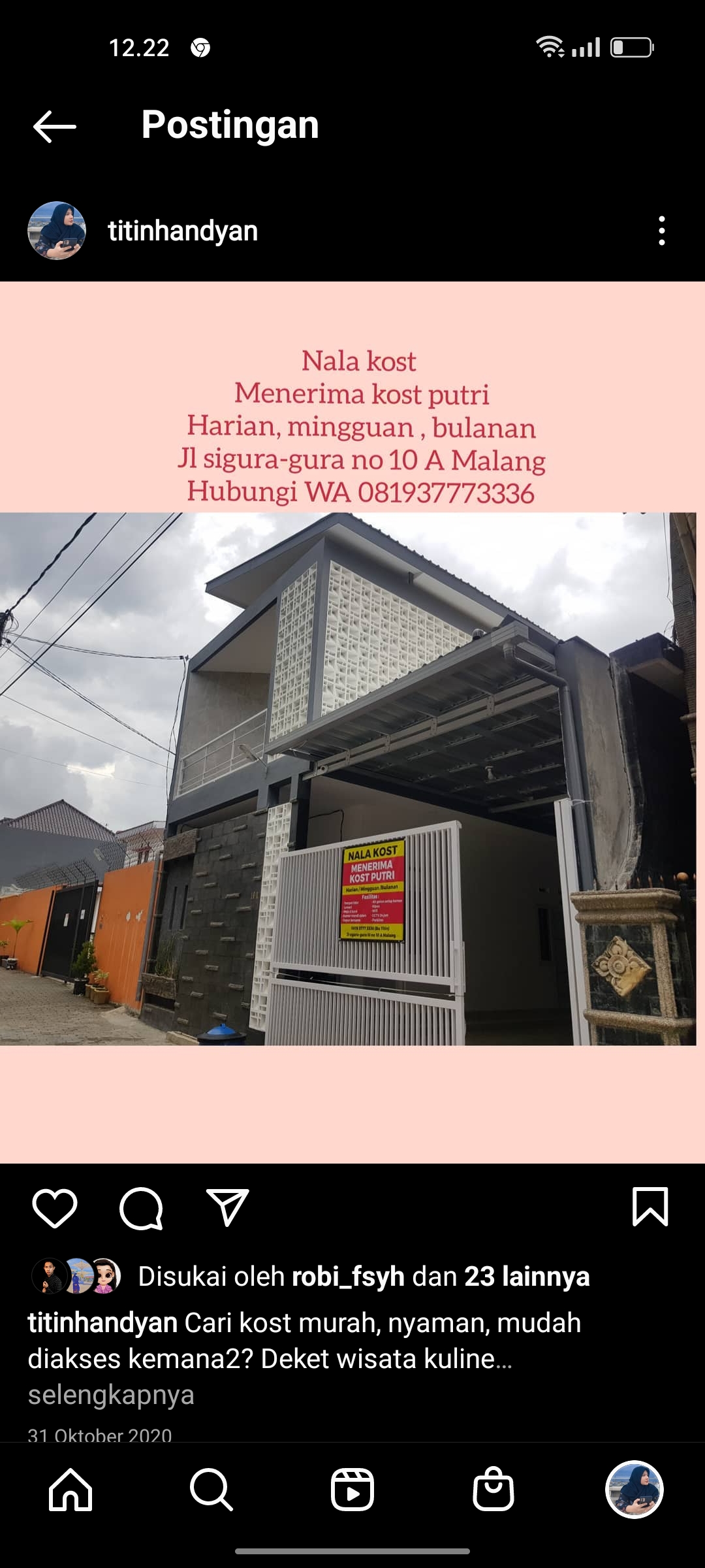 Properti sewa Indonesia