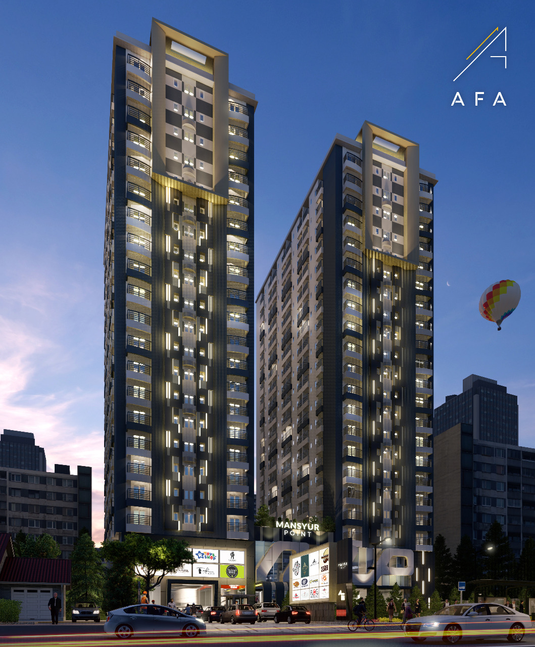 Apartemen Mansyur Residence Diamond Tower